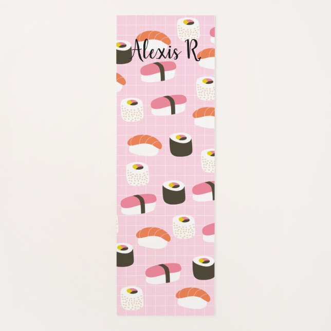 Personalized Sushi Yoga Mat (Front)