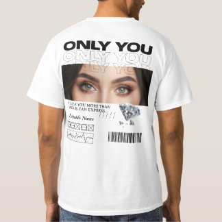 Personalized T-Shirt | Custom Eyes Image & Name
