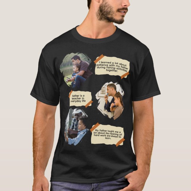 Personalized T-shirt Father's Day (Front)