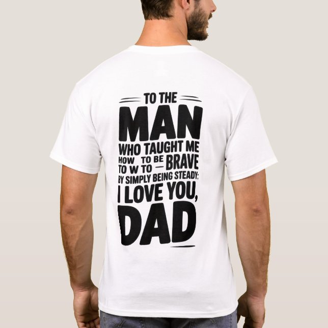 Personalized T-shirt Father's Day (Back)