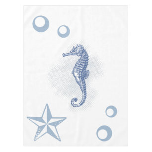 Personalized Tablecloth Seahorse Ocean Beach Water