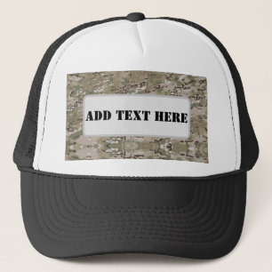 Personalized Tactical Military Camo Trucker Hat