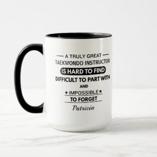 Personalized Taekwondo Instructor Mug
