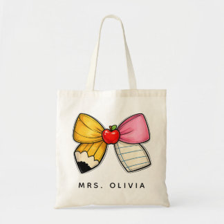Personalized Teacher Appreciation | Custom Teacher Tote Bag