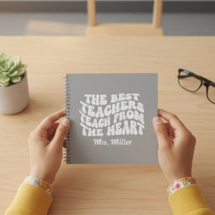 Personalized Teacher Appreciation Gift Notebook