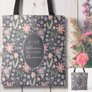 Personalized Teacher Appreciation Tote Bag