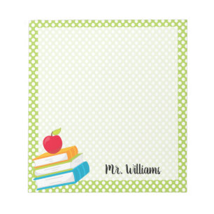 Personalized Teacher Notepad