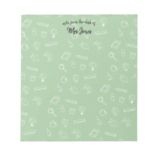 Personalized Teacher Notepad