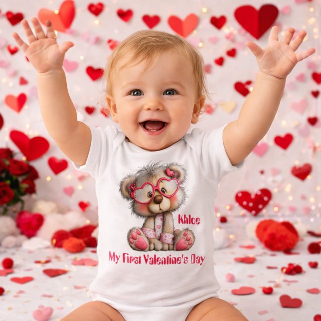 Personalized Teddy Bear Baby Bodysuit  (Creator Uploaded)