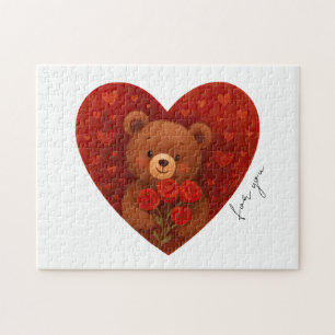 Personalized Teddy Bear for Someone Jigsaw Puzzle