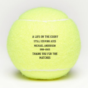 Personalized Tennis Ball – A Life on the Court