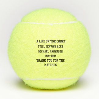 Personalized Tennis Ball – A Life on the Court
