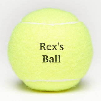 Personalized Tennis Ball for a favorite fur baby