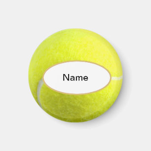 personalized tennis ball magnet