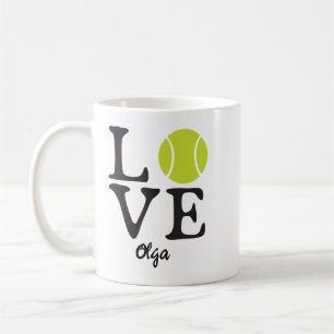 Personalized Tennis Love Happy Tennis Day Coffee Mug