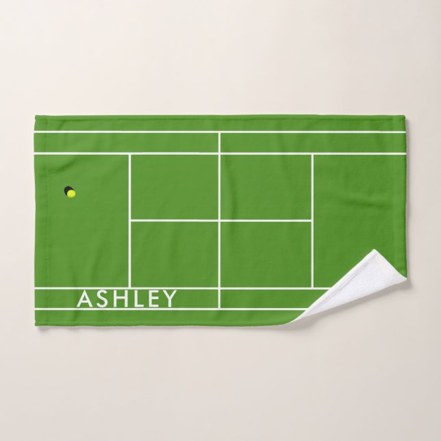 Personalized Tennis Sports Towel (Hand Towel)