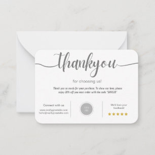 Personalized Thank You Card 