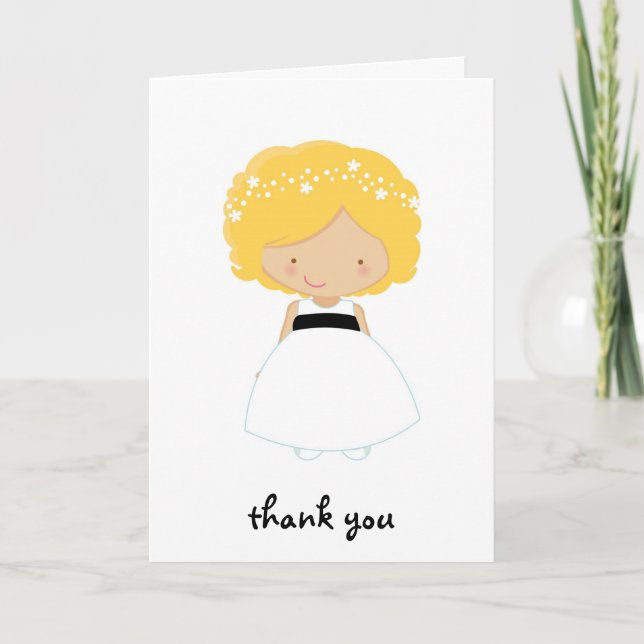 Personalized Thank You For Being Our Flower Girl (Front)