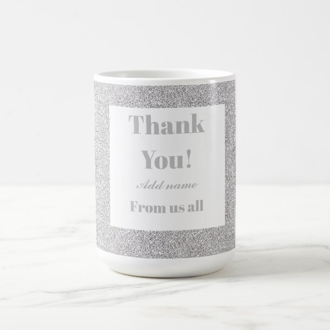 Personalized thank you from us all mug (Center)