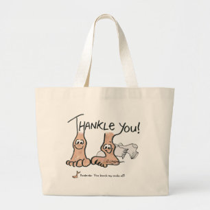 Personalized Thank You Gift Large Tote Bag