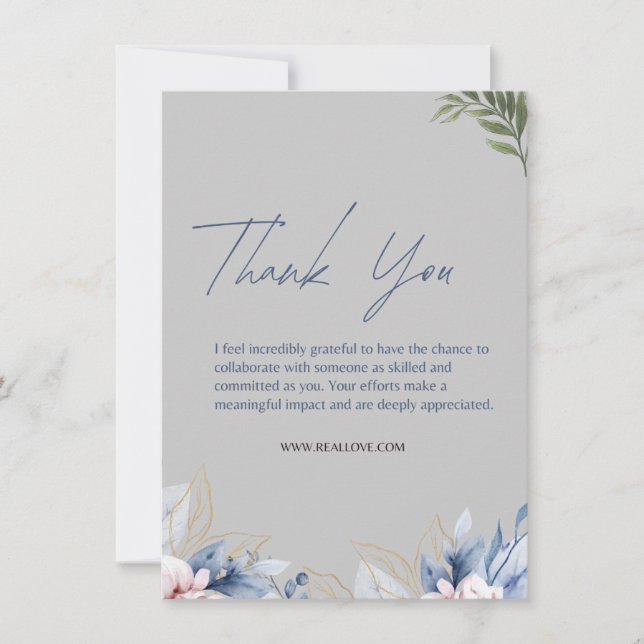 Personalized Thank You Note with Custom MESSAGE (Front)