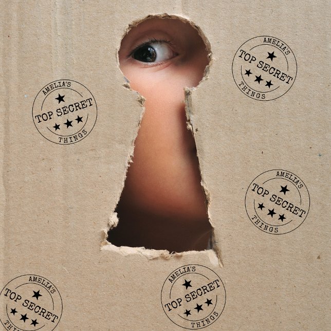 PERSONALIZED TOP SECRET  RUBBER STAMP (Creator Uploaded)