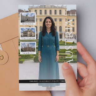Personalized Travel Memory Austria Postcard