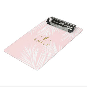 Personalized Tropical Pink notes Mini Clipboard