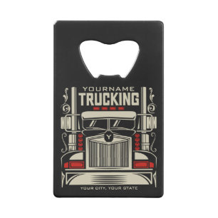 Personalized Trucking 18 Wheeler BIG RIG Trucker 