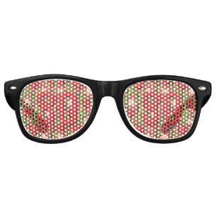 Personalized Tulip Floral First Birthday Retro Sunglasses