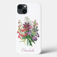 Personalized Turtlehead and Beardtongue Flowers Ca