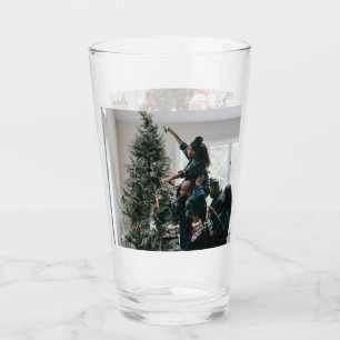 Personalized Two Sided Family Christmas Photo Glass