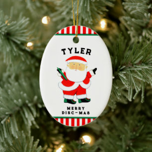 personalized ultimate frisbee collectible ceramic ornament