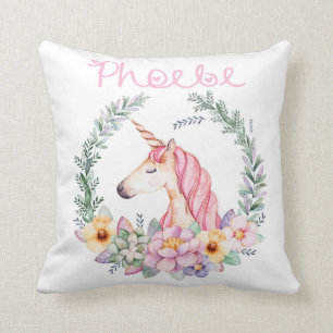 Personalized Unicorn Cushion