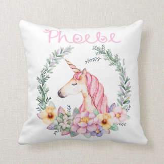 Personalized Unicorn Cushion