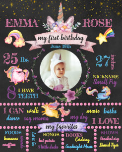 first birthday posters photo prints zazzle au