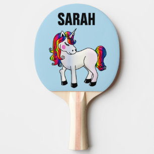 PERSONALIZED UNICORN PING PONG PADDLES