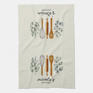 Personalized Utensils  Tea Towel