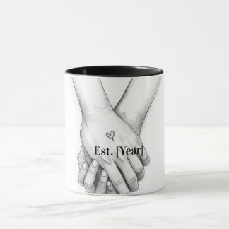 Personalized Valentine Couple Gift | Est. [Year]  Mug