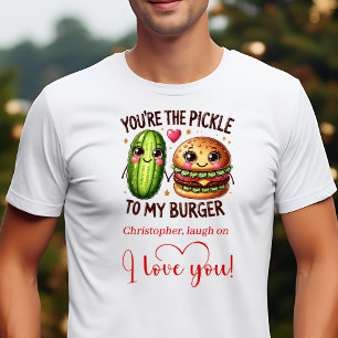 Personalized Valentine Gift Funny Food Men T-Shirt
