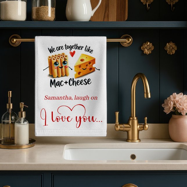 Personalized Valentine Kitchen Towel Food Puns (Personalized Valentine Kitchen Towel Food Puns)