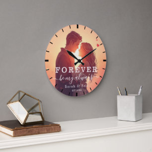 Personalized Valentine’s Day Gift Large Clock