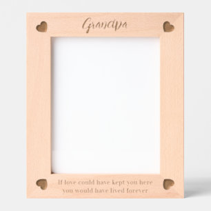 Personalized Valentine’s Day Laser Etched Wood Frames