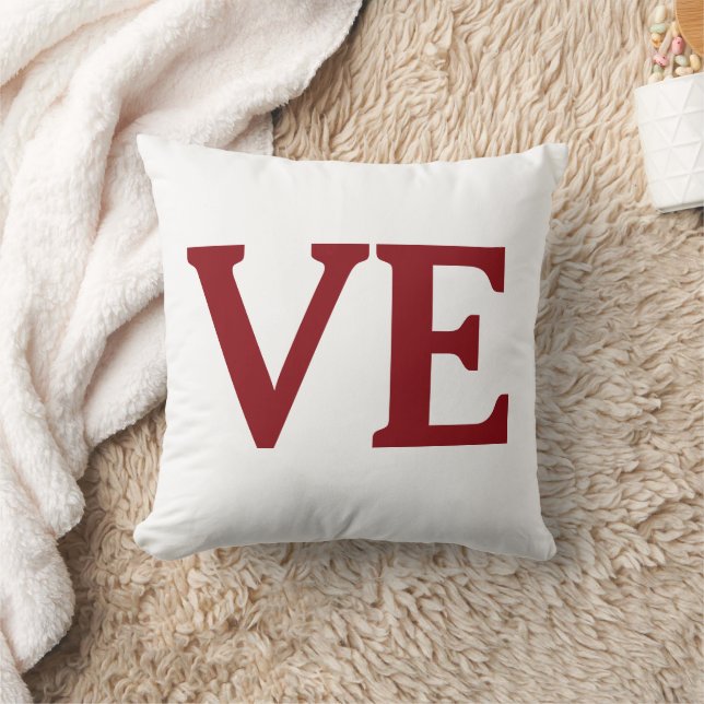 Personalized Valentine’s Day Love Throw Pillow (Blanket)