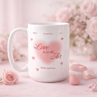 Personalized Valentine’s Day Romantic Couple Mug 