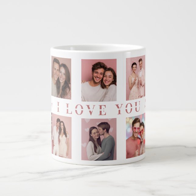 Personalized Valentine's Day Mug | Custom Photos (Front)