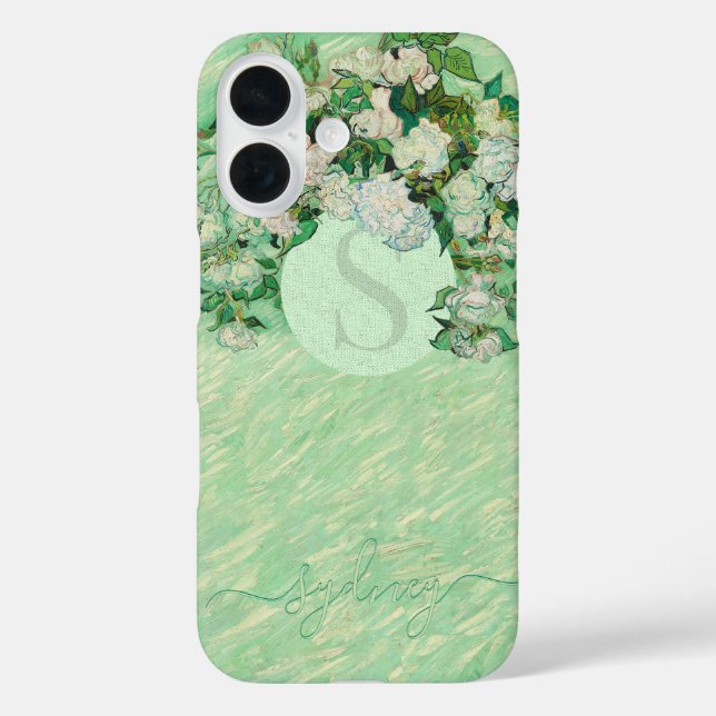 Personalized Van Gogh Roses Case-Mate iPhone Case (Back)