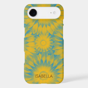Personalized Vibrant Sunflower Tie-Dye Art