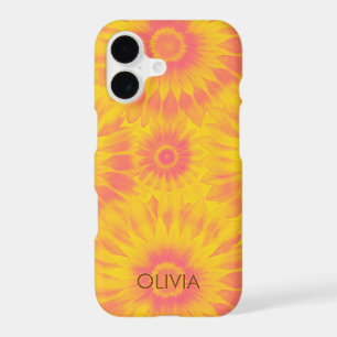 Personalized Vibrant Sunflower Tie-Dye Art