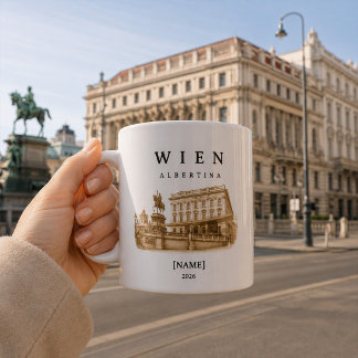 Personalized Vienna Albertina Mug | Name & Year